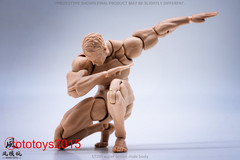 US Wind Toys 1/12 Flexible Man Jointed 6″ Male Action Figure Head Body Model Toy