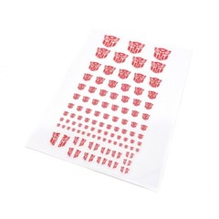 2Pcs Transforming Robot Sticker Symbol Sticker Decal for Kids Deformation Toy