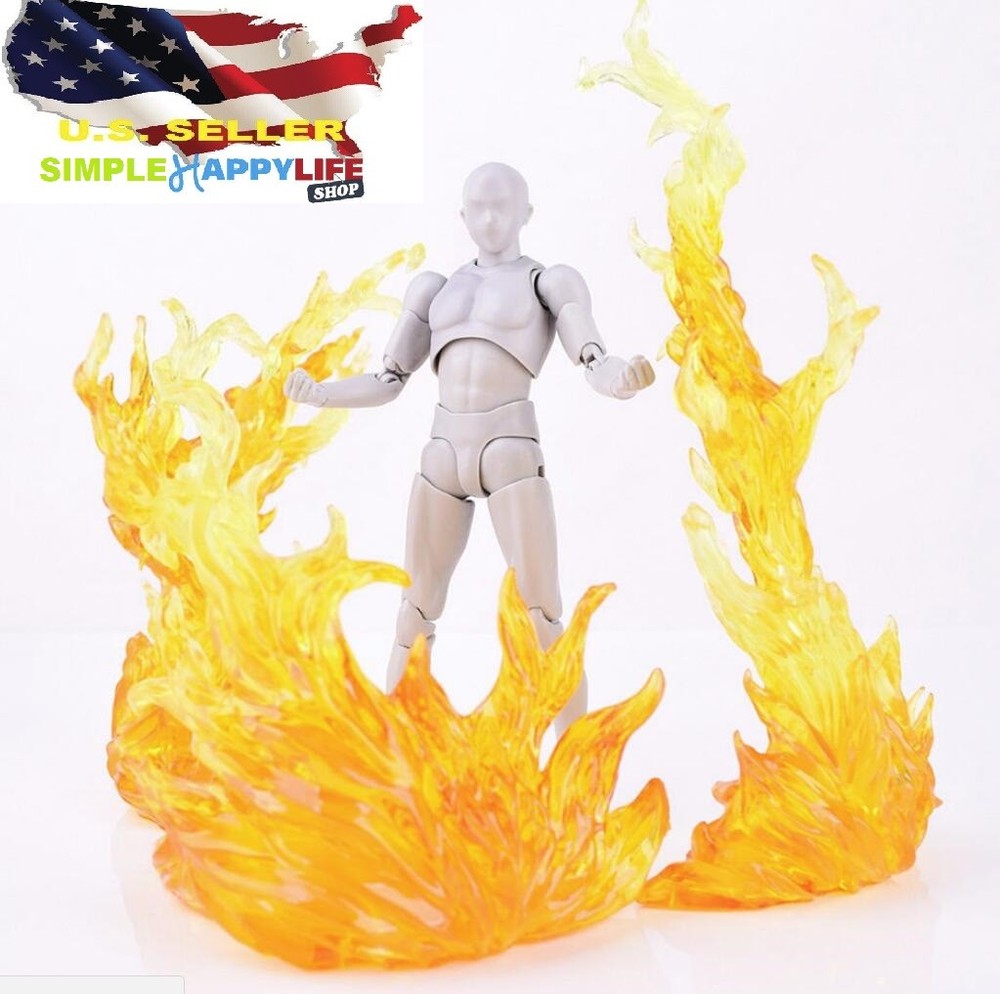 EFFECT BURNING Yellow FLAME D-Art Figma Kamen Rider 1/6 figure Gundam ❶USA❶