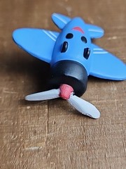 MISFIT Blue JET AIRPLANE Plastic Figure Misfit Toy Rudolph PLAYING MANTIS 2002