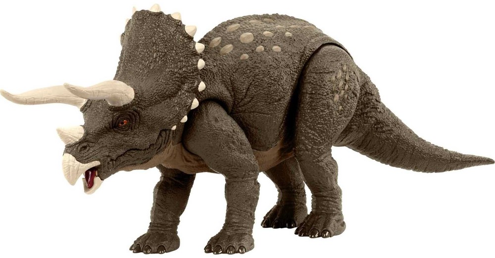 Jurassic World Dinosaur Habitat Defender Triceratops Action Figure Dino Trac…