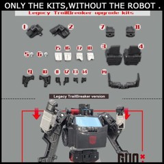 Arm Leg Filler Upgrade Kit For LEGACY United Trailbreaker – GO BETTER 3D DIY