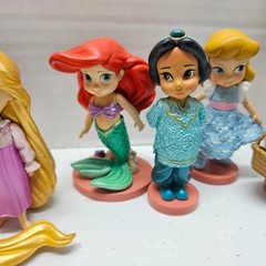 Disney ANIMATORS COLLECTION PVC Mini Figure Lot of 9 – Princess Toddler Cake Top