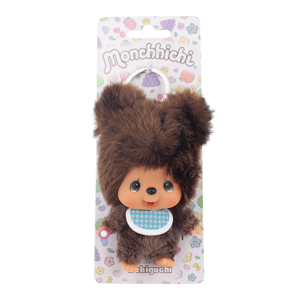 4″ Monchhichi Keychain – Kuma Bear Mascot – Authentic Plush Mascot, NWT