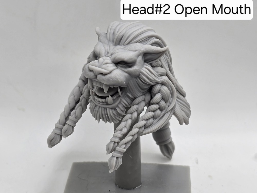 3d Print INBEATABLE BOY BATTLE BEAST HEAD#2 1:12 6″ Classified Legends SCALE