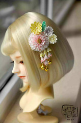 1/3 Hanakui Kimono Yukata Hair Clip Hair Accessories Model For BJD/DD Doll