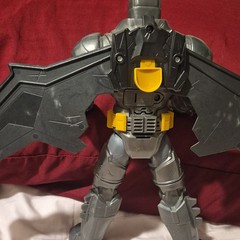 Batman Plastic Action Figure w/ Large Wings Gray/Black/Yellow
