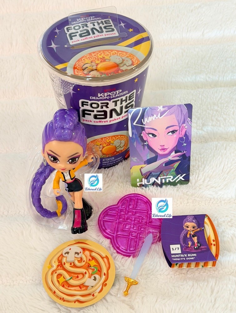 Netflix KPop Demon Hunters Figure, 3.5-inch Toy Collectible For the Fans RUMI