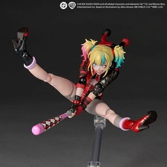 Kaiyodo Revoltech Amazing Yamaguchi Harley Quinn Suicide Squad ISEKAI Ver.&Bonus