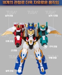 Dino Core Evolution 2 ULTIMATE KING DINO/Mega D-Fighter Transformer Robot 4 IN 1