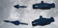 G1 Transformers THUNDERCRACKER LONG/SHORT MISSILE FISTS LAUNCHER lot x2 See Desc