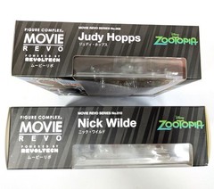 Kaiyodo Movie Revo Zootopia Judy Hopps & Nick Wilde Set Figure Complex Revoltech