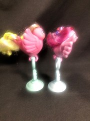 Vintage~ My Little Pony~ 2 Fairy Tails /Tricky Tails Birds With 2 Perches