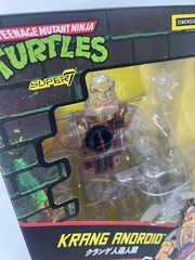 Super7 TMNT Krang Android Super Cyborg Action Figure Clear Articulated 2024 New