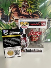 Funko Pop Art the Clown #1796 Signed David Howard Thornton – Terrifier – PSA