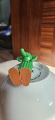 Italian Brainrot Lirili Larila 2.5″ Figure Green Cactus Elephant Rare Toy