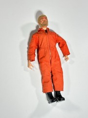 Vintage 1964 GI Joe Adventure Team Flocked Hair Fuzzy & Beard Blonde 1970s RARE
