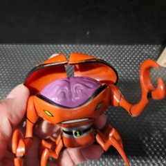 Ben 10 Alien Force 2008 BRAINSTORM Red 3″ Action Figure Brain Storm