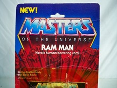 K25i61082 RAM MAN MOC MINT ON SEALED CARD HE-MAN 1983 MOTU VINTAGE MATTEL 2B