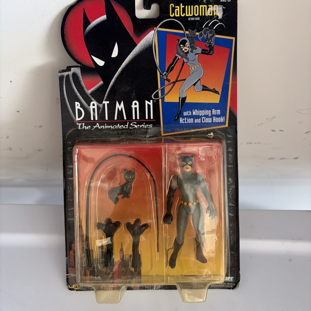 Vintage 1993 Batman The Animated Series Catwoman Action Figure Kenner NEW
