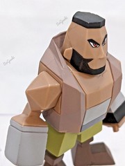 Final Fantasy VII Barret + Red XIII Set of 2 Polygon Retro Figure FF7 FFVII PS1