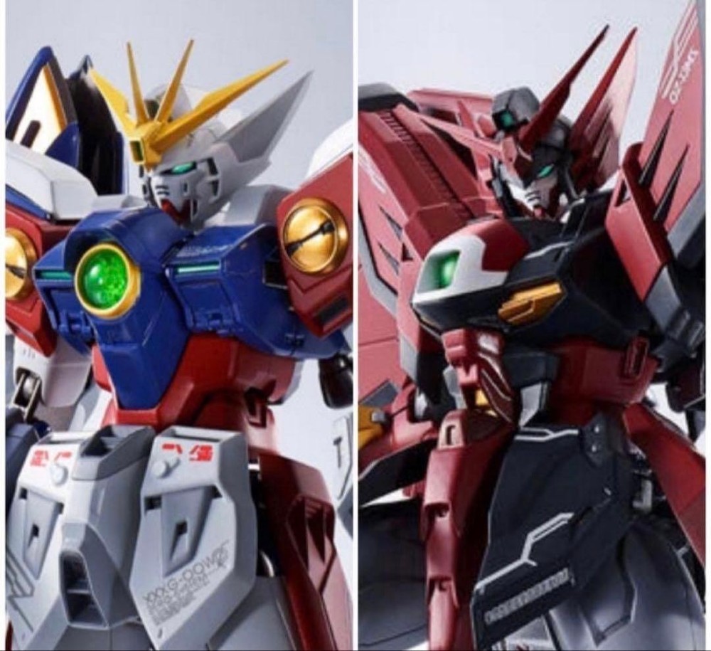 METAL ROBOT Damashii Wing Gundam Zero Epyon 2 Piece Set Used Japan Toy
