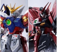 METAL ROBOT Damashii Wing Gundam Zero Epyon 2 Piece Set Used Japan Toy