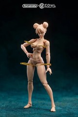 Pale Skin Romankey X COWL 1/12 Scale Flexible Joint Female Body 6″ Action Figure