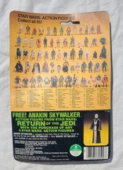 Star Wars Vintage Biker Scout Kenner Mexico ROTJ 65 Back-D 1983 Short Mouth MOC