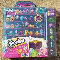 Shopkins Season 4 Glitzi Collectors Case 8 Exclusive Glitz Shopkins & Stickers