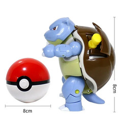 Pokemon Ball Deform Mewtwo Figure Pokeball Action Figurine Pikachu Charizard Gen