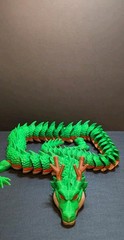 Articulating Shenron Dragon Toy 3D Printed