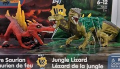 Schleich Eldrador Creatures – 2PC Lava vs Jungle World Playset with Fire Dinosau