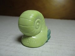 1996 Pokemon Finger Puppet Clear Omanyte Gotta Catch Them All Nintendo Bandai