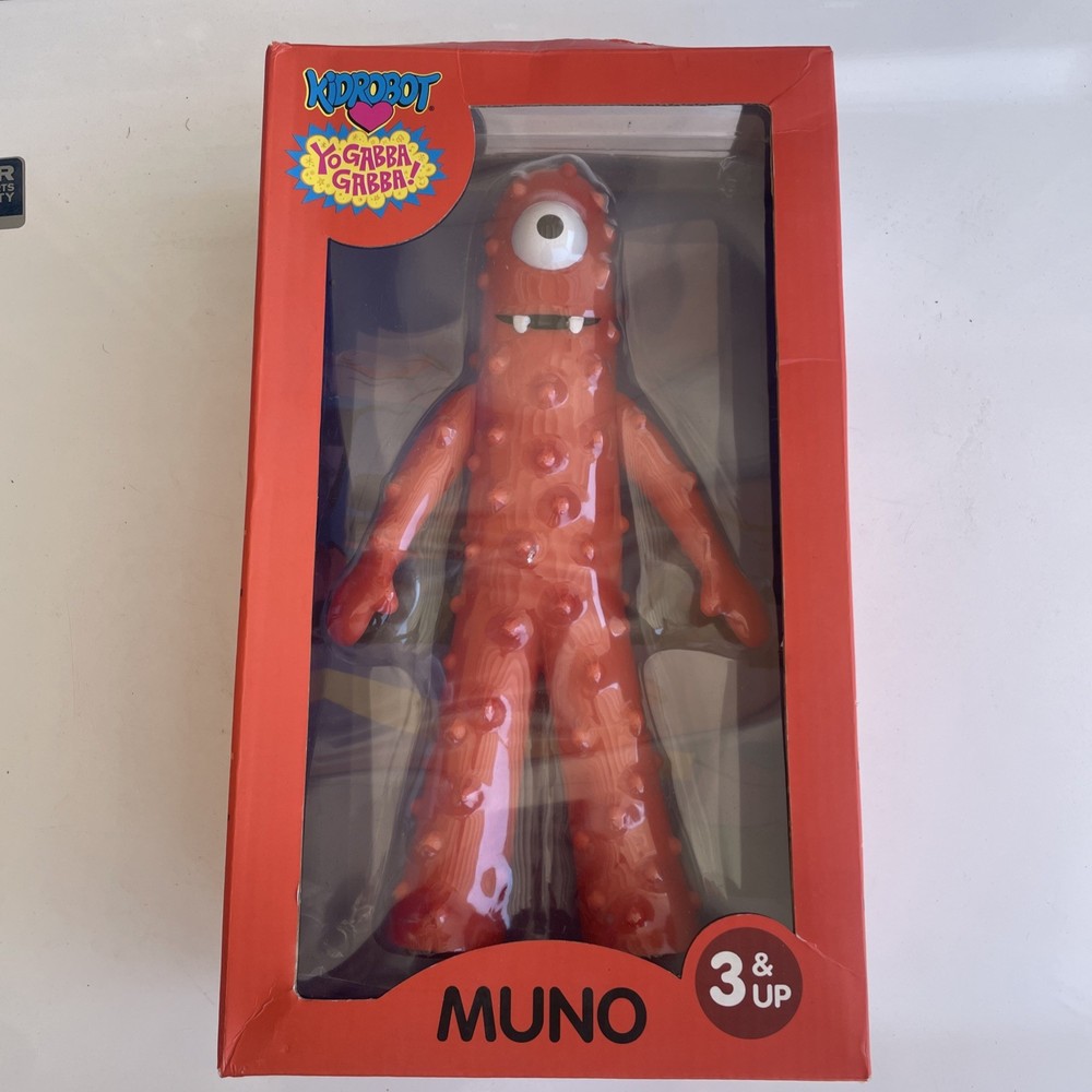 Yo Gabba Gabba! Muno Kidrobot 10” Toy Figure In Box 2007