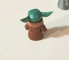 Baby Yoda The Child Figure DIY or Painted Miniature 3D Printed