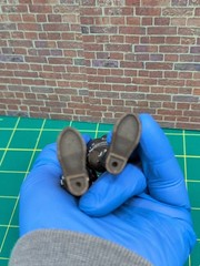 Mythic Legions FH Brown Leather Armory Knight “SET OF ARMOR LEGS w/LEATHER BOOTS