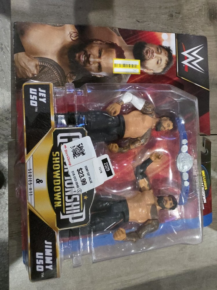 WWE Championship Showdown Series 11 Bloodline Jey & Jimmy Uso Figure 2-Pack USOS