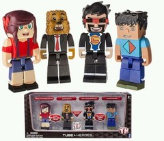 Tube Heroes Deluxe Gaming Pack 4 toys New in the box.