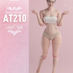 Worldbox AT210 1/6 Female Body Bee Waist Version AT218 White Muscle Version Gift