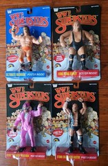 LJN WWE Superstars Series 2 Black Card ULTIMATE WARRIOR VENTURA BUNDY AUSTIN MIB