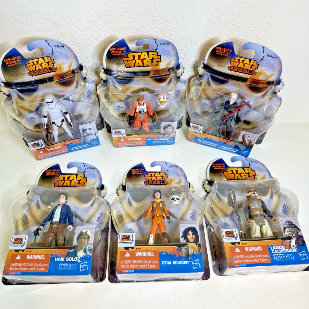 Star Wars Saga Legends Rebels Lot of 6 Action Figures | 2014 | Sealed