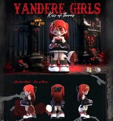 Yandere Girls – KISS OF THORNS 🥀💀 Special Edition 12cm Figure/Lanyard NEW