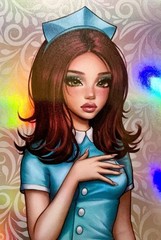 Dress To Impress *DLC CODE ONLY* 💉 NURSE JULIE 🩵 Messaged ASAP – S3 DTI Doll