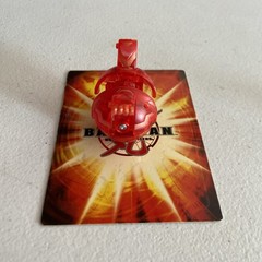 Bakugan Robotallion 400G Red Pyrus Translucent B1 Classic Battle Brawlers