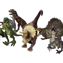 Jurassic World Dinosaur Velociraptor Kid Galaxy and other dinosaurs lot of 11