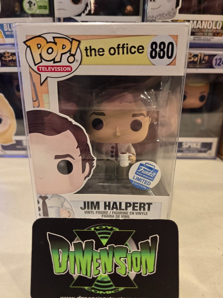 FUNKO POP THE OFFICE JIM HALPERT #880 FUNKO LIMITED EDITION THREE HOLE PUNCH