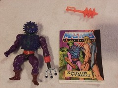 MOTU 1985 Spikor (Untouchable Master of Evil Combat) Near Complete