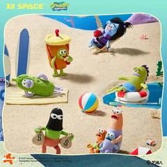 X11 Space A Day in the Life of Bikini Bottom Buddies Series Plush Blind Box