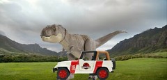 Mountain Landscape Action Figure Diorama Backdrop For Dinosaurs, GI Joe Toys #2